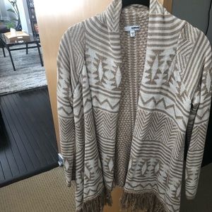 Printed cardigan wrap